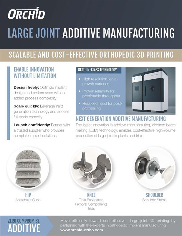 Large Joint Additive Manufacturing Overview