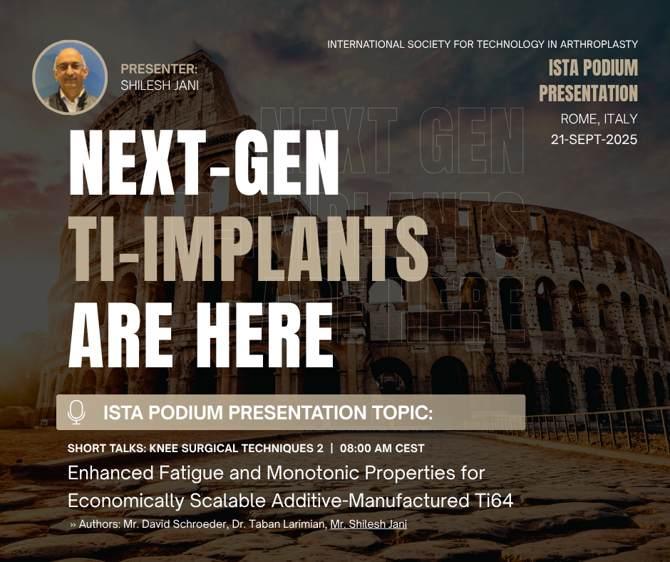 Podium Presentation at ISTA in Rome