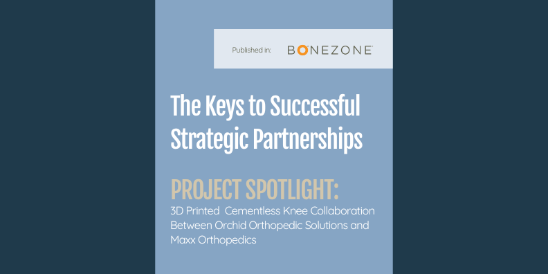 BONEZONE Article: The Keys to Successful Strategic Partnerships
