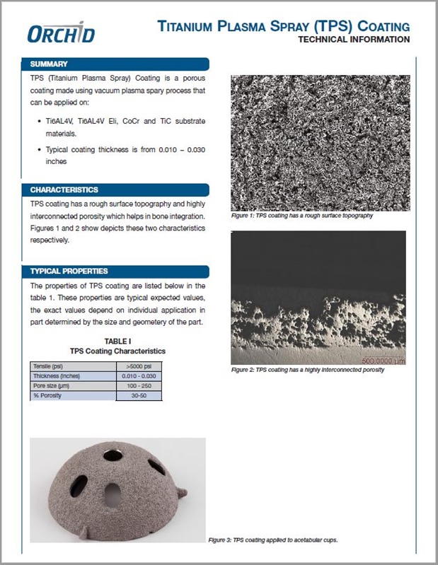 TPS Technical Information Sheet